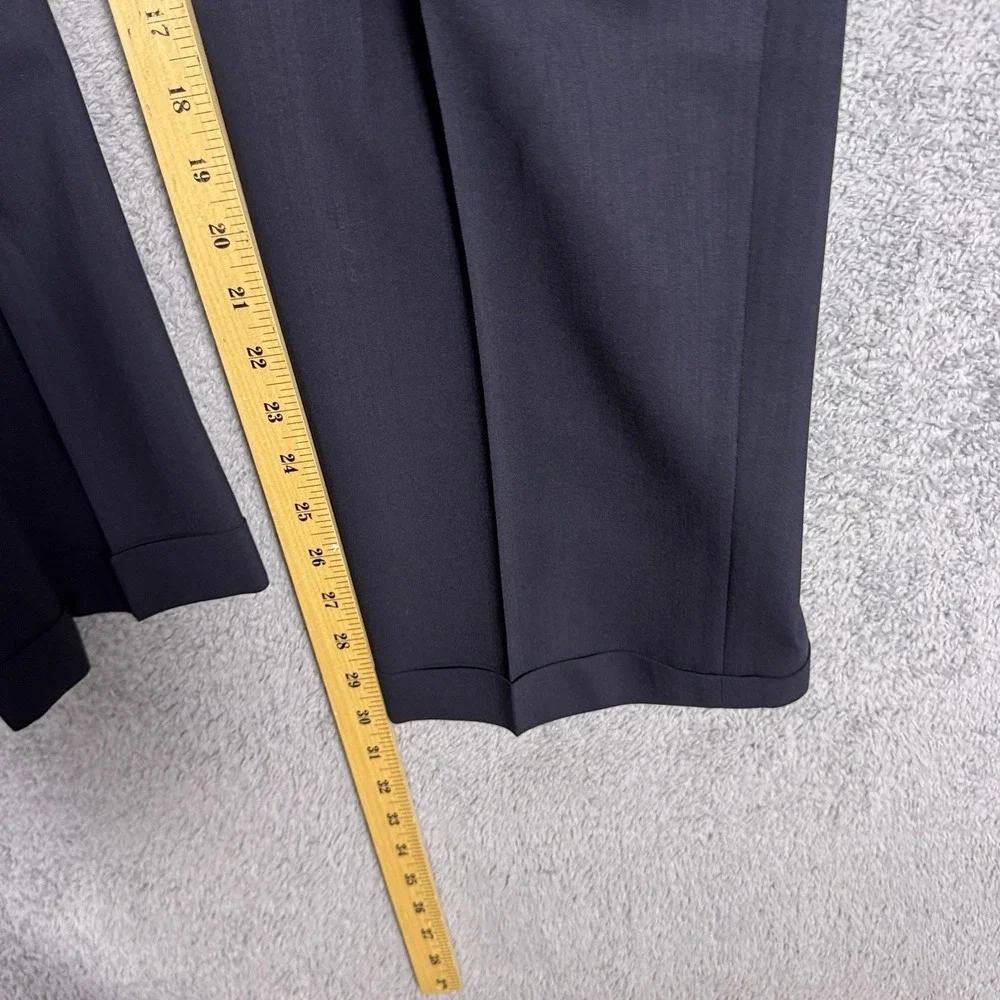 Zignone Dress Pants Mens IT 52 US 36 Wool Pleated Cuffed Italy Made New Wool